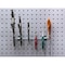 Triton Products 9 In. W Stainless Steel Multi-Ring Tool Holder for 1/8 In. and 1/4 In. Pegboard 1 Pack 86666 - alternate 3